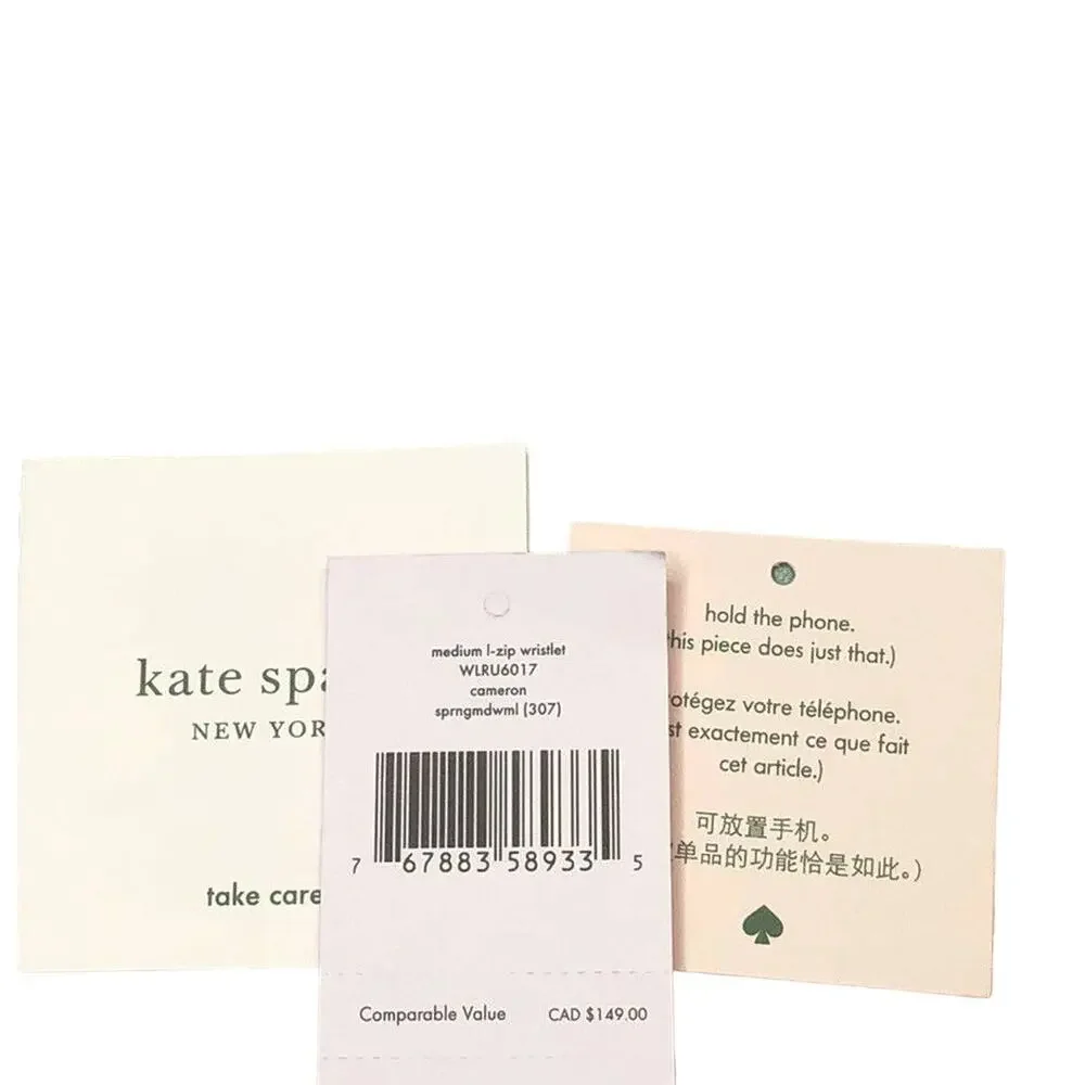 Kate Spade Cameron Medium L Zip Wristlet Bag In SPRING MEADOW MULTI